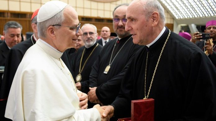 preasfintia-sa-virgil-bercea-la-audienta-jubiliara-cu-papa-leon-xiv