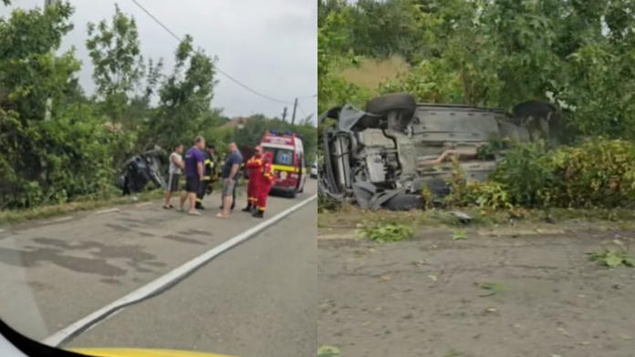 autoturism-rasturnat-in-sant-la-miersig-femeie-la-spital