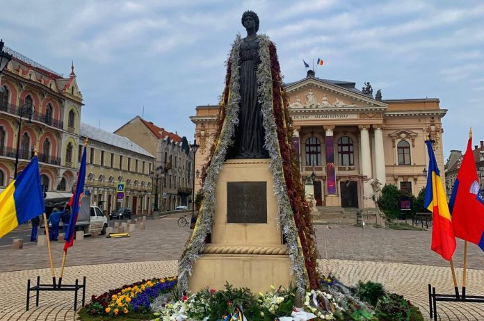 Ceremonial militar și moment artistic în Oradea, 150 ani Regina Maria