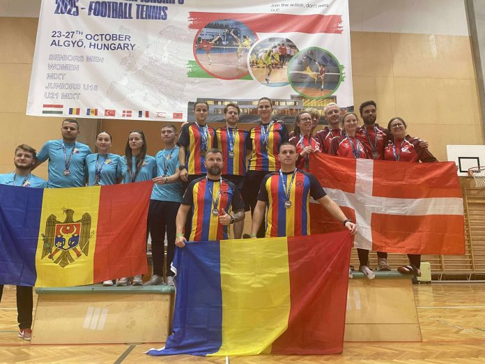 Salontanii medaliați la Campionatul European de fotbal-tenis