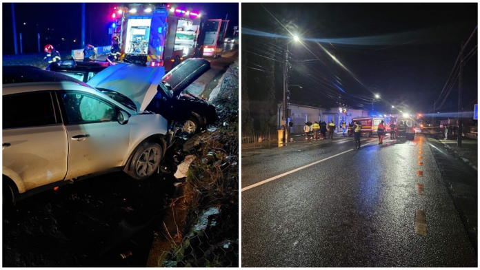 Accidente grave pe DN 1, cinci răniți, inclusiv fetiță