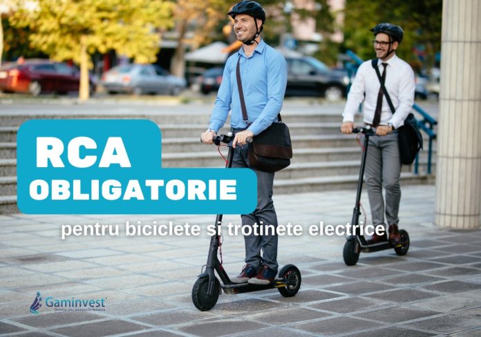 RCA devine obligatorie pentru biciclete și trotinete electrice