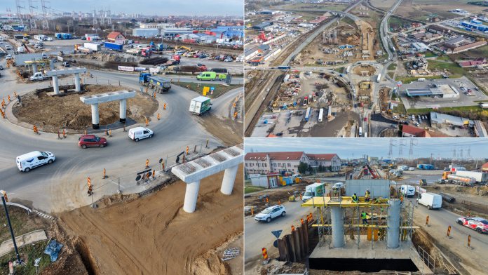 Lucrările la pasajul Metro au atins 35% completare