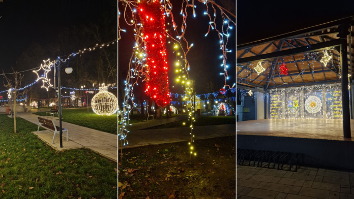 Lumini de sărbătoare în Marghita: magia decorațiunilor reutilizate