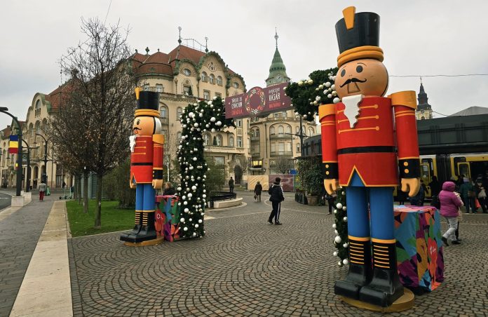 The Motans și alți doi artiști la Piața Unirii