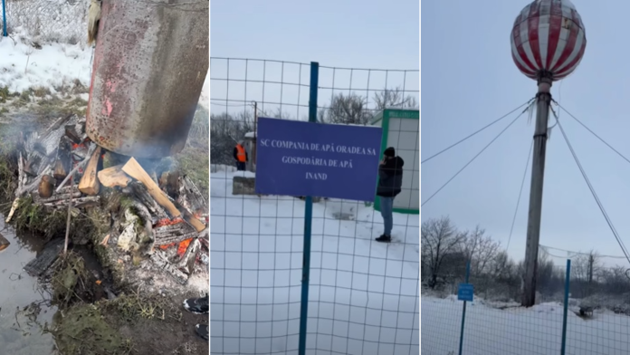 Foc cu lemne pentru reluarea apei în Inand