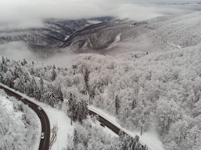 Iarna își face simțită prezența în Bihor.