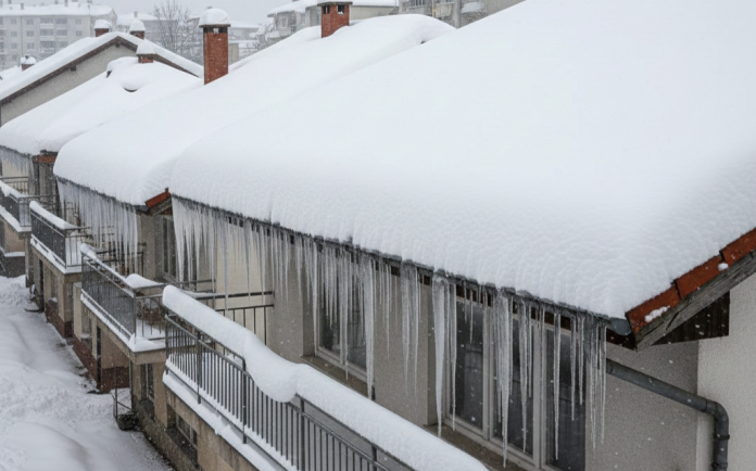 Iarna provoacă daune considerabile locuințelor: zăpada și topirea acesteia, principalele motive.