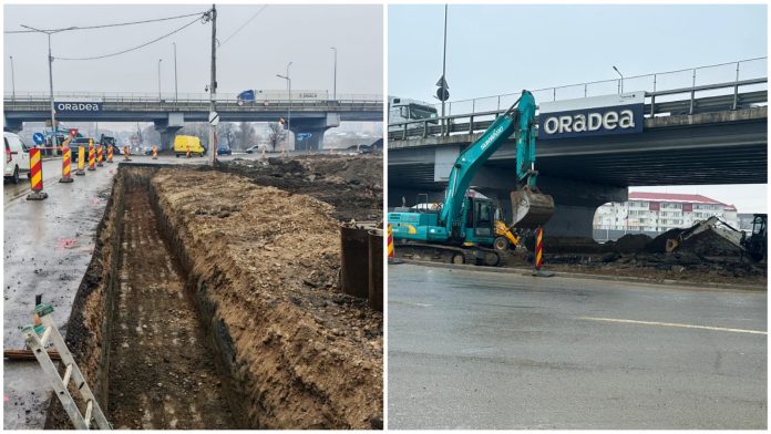 Se apropie haosul! Restricții de circulație la ieșirea din oraș spre Nojorid din cauza lucrărilor la pasajul denivelat.