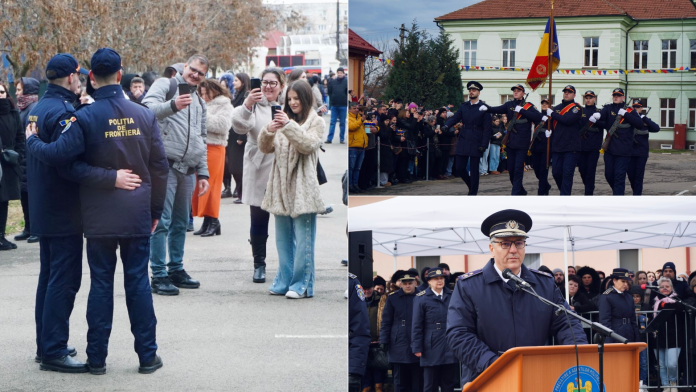 Noua generație a Poliției de Frontieră: 237 de elevi au depus jurământul militar la Oradea