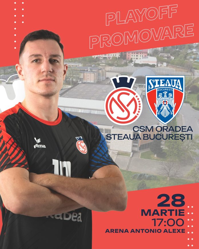 Handbaliștii din Oradea întâmpină sâmbătă liderul autoritar din play-off-ul Diviziei A, CSA Steaua București.
