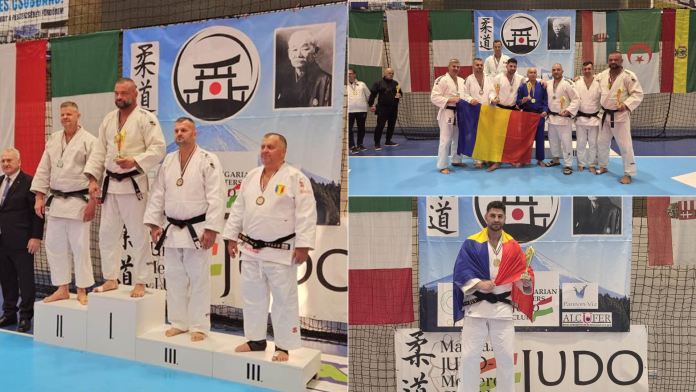 Judokas din Oradea pe podium la Hungary Open Veterans Masters din Budapesta