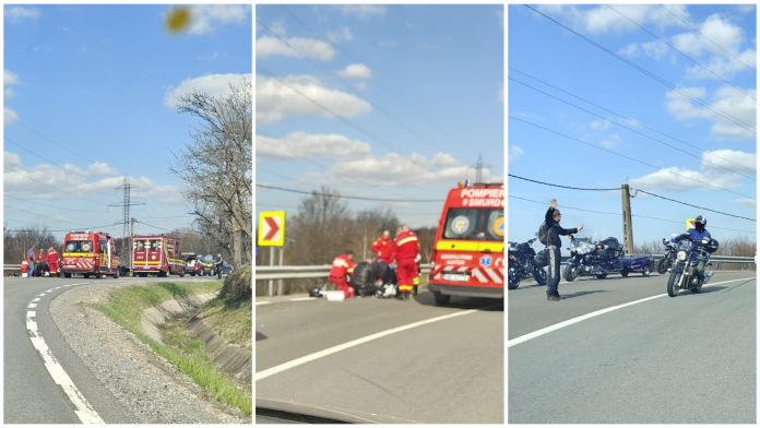 UPDATE: Accident grav la Șinteu. Un motociclist a decedat.