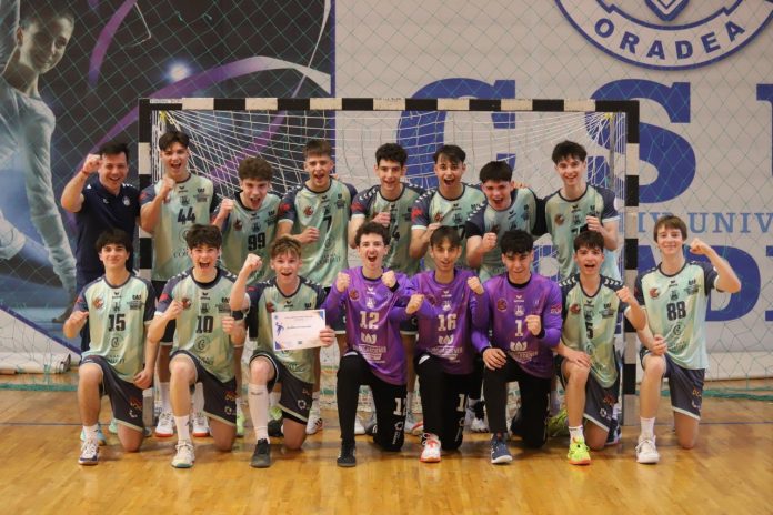 Echipa LPS Bihorul Oradea s-a calificat la faza finală a Campionatului Național de handbal masculin U16.