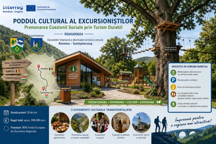 Parc de aventură contemporan în comuna Remetea, financiat din fonduri europene