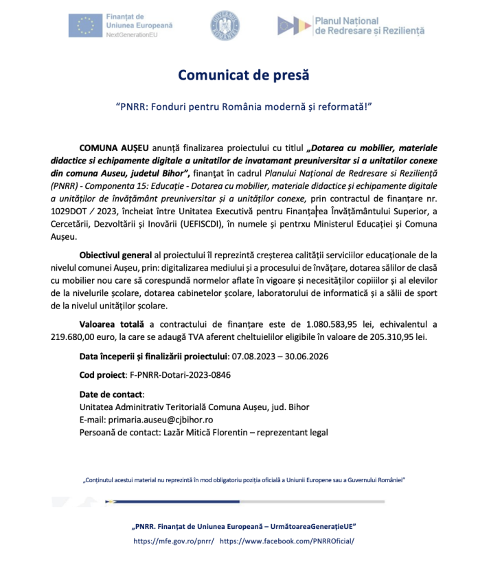 anunt-finalizare-proiect-pnrr-c15---comuna-auseu