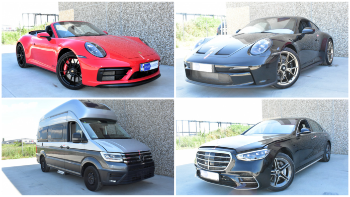 Porsche, Mercedes și autorulotă Volkswagen scoase la licitație de ANABI. Care sunt prețurile celor mai scumpe modele?