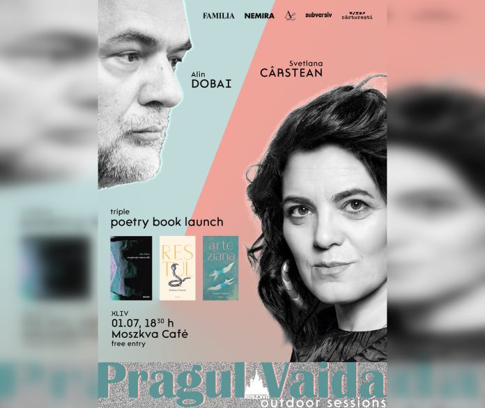 Svetlana Cârstean și Alin Dobai, invitații celei de-a 44-a ediții a clubului de lectură Pragul Vaida