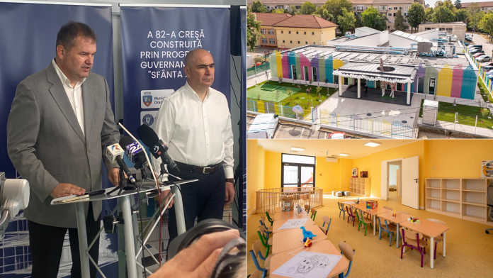 Bolojan și Cseke au deschis o nouă creșă în cartierul Rogerius, care va începe să funcționeze din această toamnă.