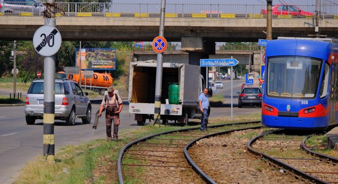 Circulația tramvaielor între Biserica Emanuel și Pod CFR este oprită din nou