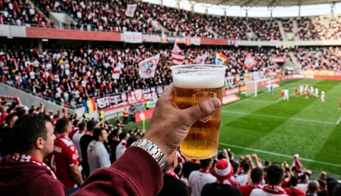 Mai multă relaxare pe stadioane: vot pentru permiterea consumului de alcool în timpul meciurilor