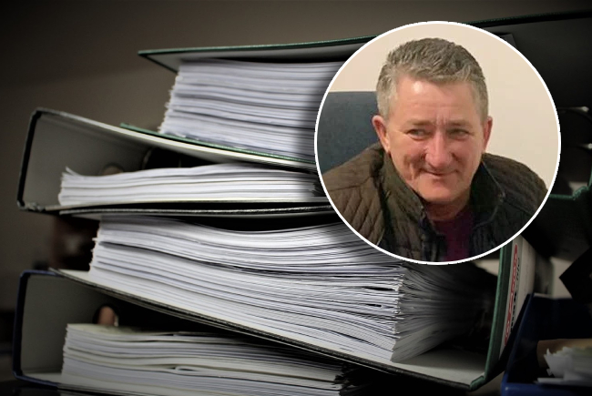 Președintele unei cooperative agricole din Palota, Peter Dörner, condamnat cu suspendare pentru distrugerea de documente.
