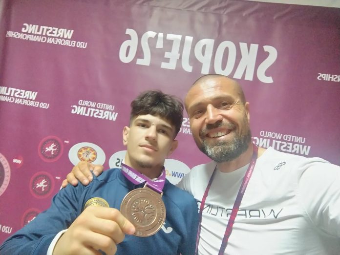 Performanță! Luptătorul orădean Vlad Trip a obținut medalia de bronz la Campionatul European U20!