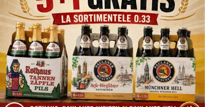 40 de sortimente de bere germană la Biermania Oradea la super preț! 5+1 GRATUIT 40 de sortimente de bere germană la Biermania Oradea la super preț! 5+1 GRATUIT