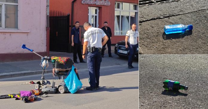 Accident la Oradea: vârstnic pe triciclu, lovit de un Mercedes