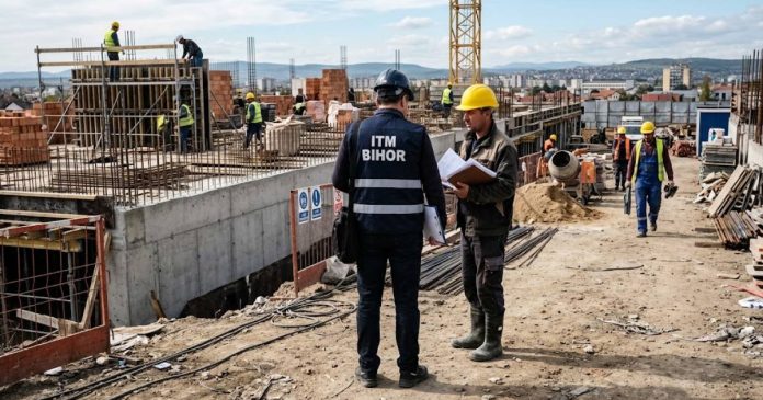 Amenzi de peste 155.000 lei în Bihor, după controale pe șantiere. Neregulile găsite