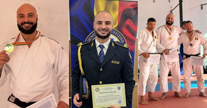 Carieră și pasiune pentru sport: Angajat al Penitenciarului Oradea, aur la judo