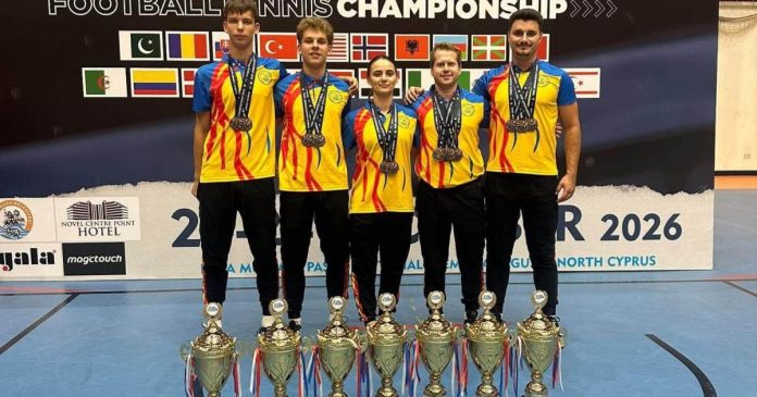 Cinci sălăjeni, campioni mondiali. România a câștigat toate cele 13 finale la fotbal-tenis