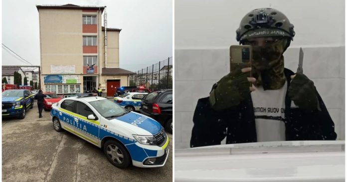 Elev din Bistrița a atacat cu cuțitul o profesoară și un coleg