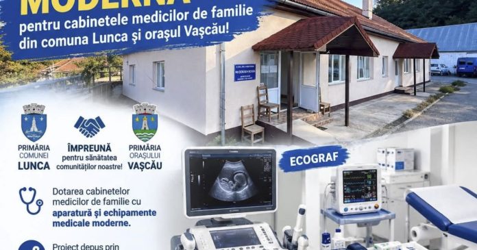 Proiect comun de dotare modernă a dispensarelor din Lunca și Vașcău Proiect comun de dotare modernă a dispensarelor din Lunca și Vașcău