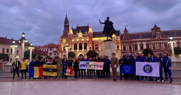 Ștafeta Veteranilor INVICTUS ajunge la Oradea, traseul albastru se încheie la Carei