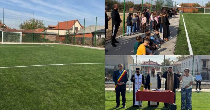 Teren de sport modern la Popești, acces gratuit pentru copii și tineri după ore